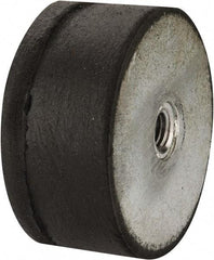 Tech Products - 660 Lb Capacity, 1/2-13 Plate/Plate Vibration Isolator - 3-1/8" Diam, 1-1/2" High - Eagle Tool & Supply