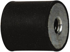 Tech Products - 25 Lb Capacity, 5/16-18 Plate/Plate Vibration Isolator - 1" Diam, 1" High - Eagle Tool & Supply
