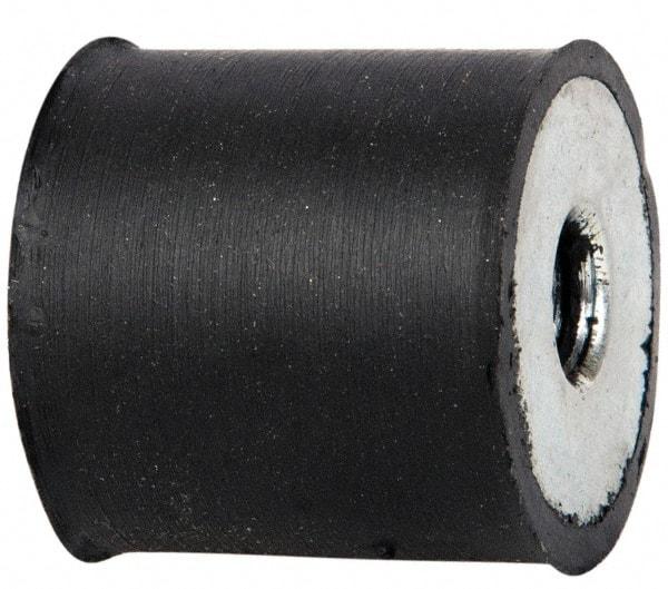 Tech Products - 65 Lb Capacity, 5/16-18 Plate/Plate Vibration Isolator - 1" Diam, 1" High - Eagle Tool & Supply