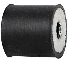 Tech Products - 65 Lb Capacity, 5/16-18 Plate/Plate Vibration Isolator - 1" Diam, 1" High - Eagle Tool & Supply