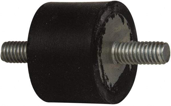 Tech Products - 47 Lb Capacity, 5/16-18 Stud/Stud Vibration Isolator - 1-3/8" Diam, 1" High - Eagle Tool & Supply