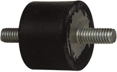 Tech Products - 47 Lb Capacity, 5/16-18 Stud/Stud Vibration Isolator - 1-3/8" Diam, 1" High - Eagle Tool & Supply