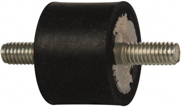 Tech Products - 96 Lb Capacity, 5/16-18 Stud/Stud Vibration Isolator - 1-3/8" Diam, 1" High - Eagle Tool & Supply