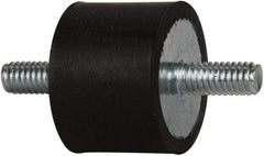 Tech Products - 125 Lb Capacity, 5/16-18 Stud/Stud Vibration Isolator - 1-3/8" Diam, 1" High - Eagle Tool & Supply