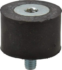 Tech Products - 185 Lb Capacity, 5/16-18 Plate/Stud Vibration Isolator - 1-1/2" Diam, 1" High - Eagle Tool & Supply