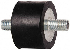 Tech Products - 95 Lb Capacity, 3/8-16 Stud/Stud Vibration Isolator - 1-1/2" Diam, 1" High - Eagle Tool & Supply