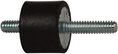 Tech Products - 70 Lb Capacity, 1/4-20 Stud/Stud Vibration Isolator - 1" Diam, 3/4" High - Eagle Tool & Supply