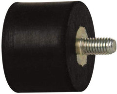 Tech Products - 55 Lb Capacity, 10-32 Plate/Stud Vibration Isolator - 1" Diam, 3/4" High - Eagle Tool & Supply