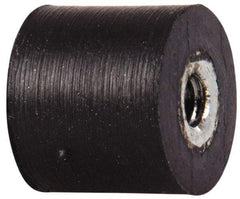 Tech Products - 18 Lb Capacity, 8-32 Plate/Plate Vibration Isolator - 9/16" Diam, 1/2" High - Eagle Tool & Supply
