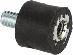 Tech Products - 4 Lb Capacity, 6-32 Plate/Stud Vibration Isolator - 3/8" Diam, 5/16" High - Eagle Tool & Supply