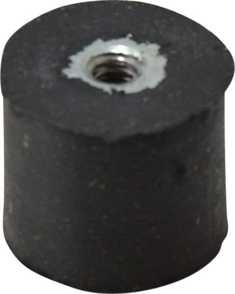 Tech Products - 18 Lb Capacity, 6-32 Plate/Plate Vibration Isolator - 9/16" Diam, 1/2" High - Eagle Tool & Supply