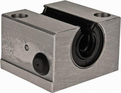 Thomson Industries - 12mm Inside Diam, 750 Lbs. Dynamic Capacity, Open Single Pillow Block Linear Bearing - 28mm Overall Height x 43" Overall Width, 23mm Btw Mount Hole Centers - Eagle Tool & Supply