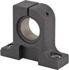 Thomson Industries - 20mm Diam, Malleable Iron Alloy Shaft Support - Plain Shafting - Eagle Tool & Supply