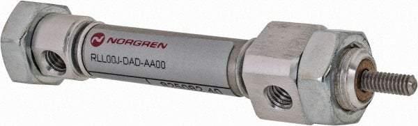 Norgren - 1/2" Stroke x 5/16" Bore Double Acting Air Cylinder - 10-32 Port, 5-40 Rod Thread - Eagle Tool & Supply