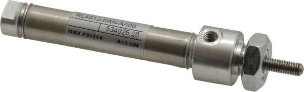 Norgren - 1-1/2" Stroke Double Acting Air Cylinder - 10-32 Port, 10-32 Rod Thread - Eagle Tool & Supply