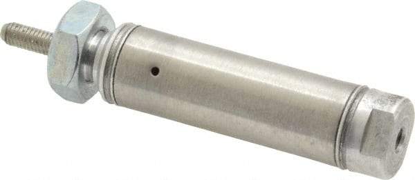 Norgren - 1/2" Stroke x 9/16" Bore Single Acting Air Cylinder - 10-32 Port, 10-32 Rod Thread - Eagle Tool & Supply