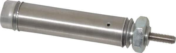 Norgren - 1" Stroke x 9/16" Bore Single Acting Air Cylinder - 10-32 Port, 10-32 Rod Thread - Eagle Tool & Supply
