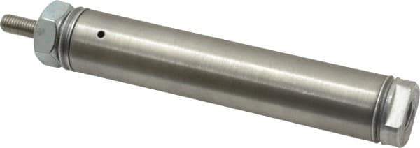 Norgren - 2" Stroke x 3/4" Bore Single Acting Air Cylinder - 1/8 Port, 1/4-28 Rod Thread - Eagle Tool & Supply