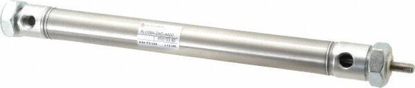 Norgren - 6" Stroke x 3/4" Bore Double Acting Air Cylinder - 1/8 Port, 1/4-28 Rod Thread - Eagle Tool & Supply
