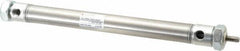 Norgren - 6" Stroke x 3/4" Bore Double Acting Air Cylinder - 1/8 Port, 1/4-28 Rod Thread - Eagle Tool & Supply