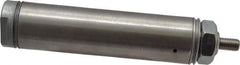 Norgren - 2" Stroke x 1-1/16" Bore Single Acting Air Cylinder - 1/8 Port, 5/16-24 Rod Thread - Eagle Tool & Supply