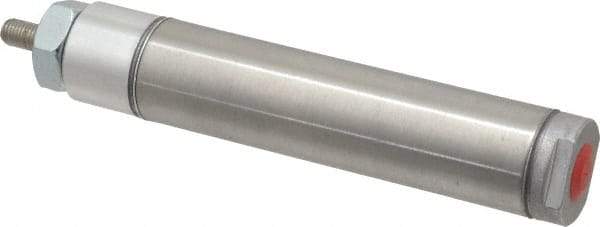 Norgren - 3" Stroke x 1-1/16" Bore Double Acting Air Cylinder - 1/8 Port, 5/16-24 Rod Thread - Eagle Tool & Supply