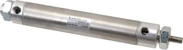 Norgren - 4" Stroke x 1-1/16" Bore Double Acting Air Cylinder - 1/8 Port, 5/16-24 Rod Thread - Eagle Tool & Supply