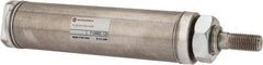 Norgren - 2" Stroke x 1-1/4" Bore Single Acting Air Cylinder - 1/8 Port, 7/16-20 Rod Thread - Eagle Tool & Supply