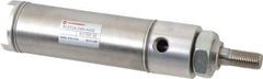 Norgren - 2" Stroke x 1-1/4" Bore Double Acting Air Cylinder - 1/8 Port, 7/16-20 Rod Thread - Eagle Tool & Supply