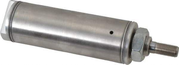 Norgren - 2" Stroke x 1-1/2" Bore Single Acting Air Cylinder - 1/8 Port, 7/16-20 Rod Thread - Eagle Tool & Supply