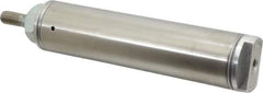 Norgren - 3" Stroke x 1-1/2" Bore Single Acting Air Cylinder - 1/8 Port, 7/16-20 Rod Thread - Eagle Tool & Supply