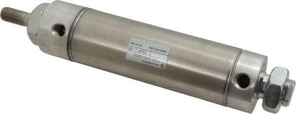 Norgren - 3" Stroke x 1-1/2" Bore Double Acting Air Cylinder - 1/8 Port, 7/16-20 Rod Thread - Eagle Tool & Supply