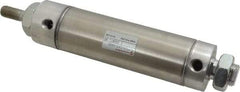 Norgren - 3" Stroke x 1-1/2" Bore Double Acting Air Cylinder - 1/8 Port, 7/16-20 Rod Thread - Eagle Tool & Supply