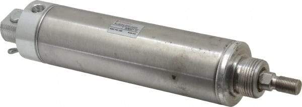 Norgren - 3" Stroke x 2" Bore Single Acting Air Cylinder - 1/4 Port, 1/2-20 Rod Thread - Eagle Tool & Supply