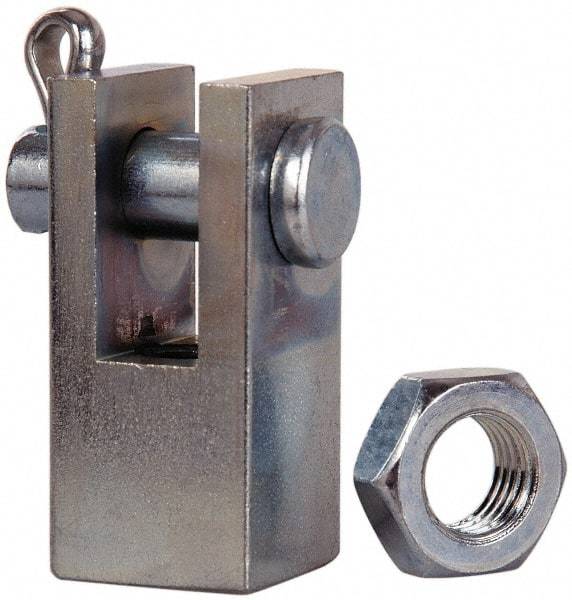 Norgren - Air Cylinder Piston Rod Clevis - For 1-1/4 & 1-1/2" Air Cylinders, Use with Norgren Nonrepairable Air Cylinders - Eagle Tool & Supply