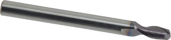 Niagara Cutter - 5/32", 5/16" LOC, 3/16" Shank Diam, 2" OAL, 2 Flute, Solid Carbide Square End Mill - Single End, TiAlN Finish, Spiral Flute, 30° Helix, Centercutting, Right Hand Cut, Right Hand Flute, Series C230 - Eagle Tool & Supply