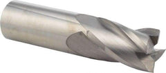 Niagara Cutter - 1", 1-1/2" LOC, 1" Shank Diam, 4" OAL, 4 Flute, Solid Carbide Square End Mill - Single End, Uncoated, Spiral Flute, 30° Helix, Centercutting, Right Hand Cut, Right Hand Flute, Series C430 - Eagle Tool & Supply