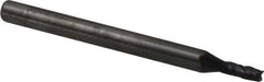 Niagara Cutter - 5/64", 3/16" LOC, 1/8" Shank Diam, 1-1/2" OAL, 4 Flute, Solid Carbide Square End Mill - Single End, TiAlN Finish, Spiral Flute, 30° Helix, Centercutting, Right Hand Cut, Right Hand Flute, Series C430 - Eagle Tool & Supply
