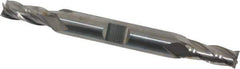 Niagara Cutter - 9/32", 11/16" LOC, 3/8" Shank Diam, 3-1/2" OAL, 4 Flute, Solid Carbide Square End Mill - Double End, Uncoated, Spiral Flute, 30° Helix, Centercutting, Right Hand Cut, Right Hand Flute, Series CD430 - Eagle Tool & Supply