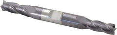 Niagara Cutter - 5/16", 3/4" LOC, 3/8" Shank Diam, 3-1/2" OAL, 4 Flute, Solid Carbide Square End Mill - Double End, TiAlN Finish, Spiral Flute, 30° Helix, Centercutting, Right Hand Cut, Right Hand Flute, Series CD430 - Eagle Tool & Supply