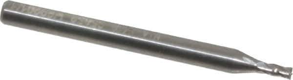 Niagara Cutter - 1/16", 1/8" LOC, 1/8" Shank Diam, 1-1/2" OAL, 4 Flute, Solid Carbide Square End Mill - Single End, Uncoated, Spiral Flute, 30° Helix, Centercutting, Right Hand Cut, Right Hand Flute, Series C430 - Eagle Tool & Supply
