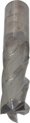 Niagara Cutter - 1", 3" LOC, 1" Shank Diam, 6" OAL, 4 Flute, Solid Carbide Square End Mill - Single End, Uncoated, Spiral Flute, 30° Helix, Centercutting, Right Hand Cut, Right Hand Flute, Series C430 - Eagle Tool & Supply