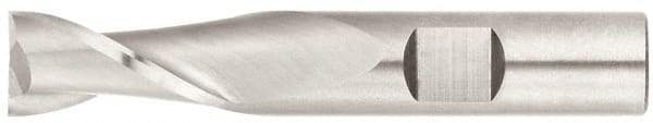 Niagara Cutter - 5/8", 1-1/4" LOC, 5/8" Shank Diam, 3-1/2" OAL, 2 Flute, Solid Carbide Square End Mill - Single End, TiAlN Finish, Spiral Flute, 30° Helix, Centercutting, Right Hand Cut, Right Hand Flute, Series CNC230 - Eagle Tool & Supply