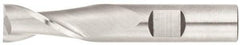 Niagara Cutter - 5/8", 1-1/4" LOC, 5/8" Shank Diam, 3-1/2" OAL, 2 Flute, Solid Carbide Square End Mill - Single End, TiAlN Finish, Spiral Flute, 30° Helix, Centercutting, Right Hand Cut, Right Hand Flute, Series CNC230 - Eagle Tool & Supply