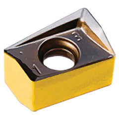 Iscar - H490 ANKX120508 Grade DT7150 Carbide Milling Insert - Al2O3/TiAlN Finish, 0.3602" Thick, 0.8mm Corner Radius - Eagle Tool & Supply