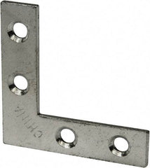 Value Collection - 1-1/2" Long x 1/2" Wide, Steel, Corner Brace - Zinc Plated - Eagle Tool & Supply