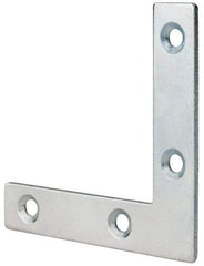 Value Collection - 2-1/2" Long x 1/2" Wide, Steel, Corner Brace - Zinc Plated - Eagle Tool & Supply