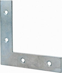 Value Collection - 4" Long x 0.870" Wide, Steel, Corner Brace - Zinc Plated - Eagle Tool & Supply