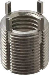 Recoil - M16x2.00 Internal, M22x1.50 External, 22mm Insert Length, Heavy Duty Keylocking Thread Inserts - Stainless Steel, Passivated Finish, Grade 303 - Eagle Tool & Supply