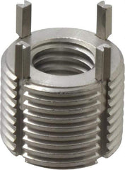 Recoil - 1/2-13 Internal, 7/8-14 External, 43/64" Insert Length, Extra Heavy Duty Keylocking Thread Inserts - Stainless Steel, Passivated Finish, Grade 303 - Eagle Tool & Supply